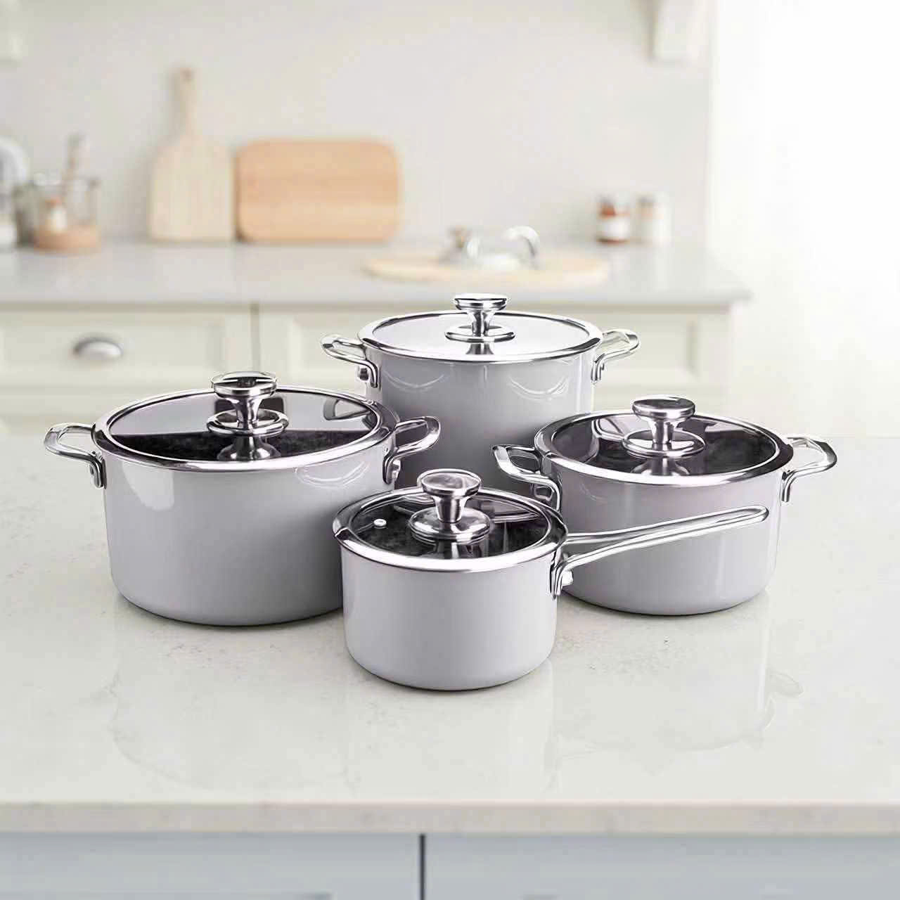 Bộ nồi SYDNEY màu Ghi, hiệu SO.HOME